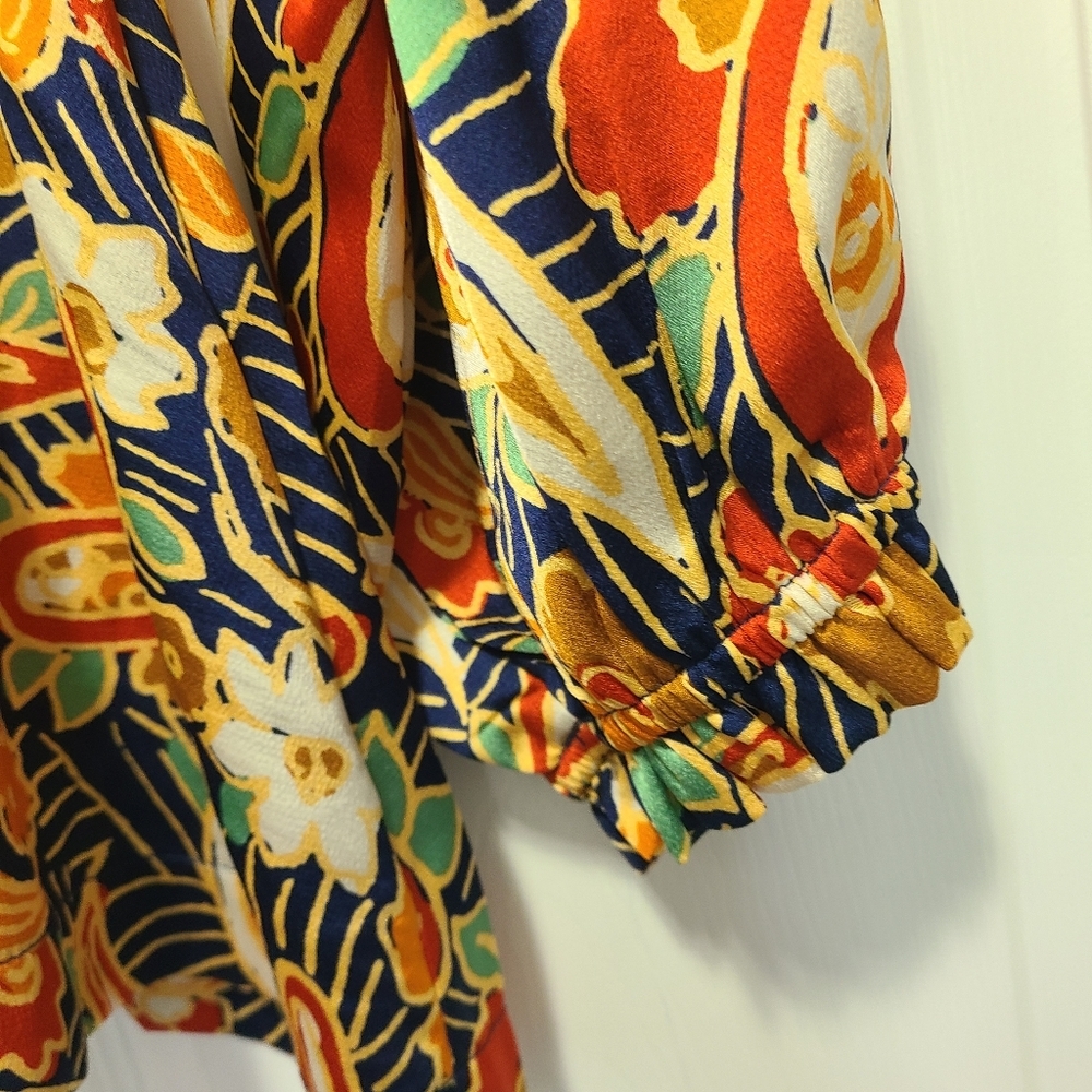 Umgee Multicolor Paisley Blouse - Picture 6 of 9